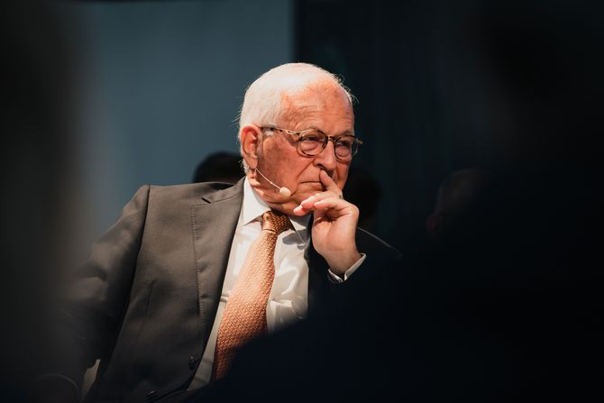 Wolfgang Ischinger (Botschafter a.D.; Präsident des Stiftungsrates, Stiftung Münchner Sicherheitskonferenz) bei der Zeitenwende on tour in Berlin.
